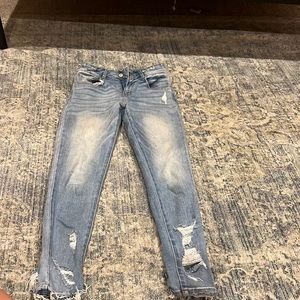 high waisted skinny jeans